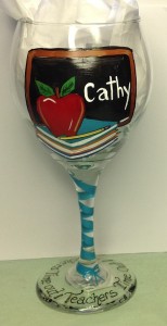 Teacher Wine Glass