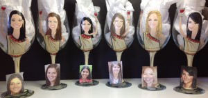 Custom Bridesmaid Portrait Glasses