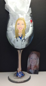 Custom Doctor Wine Glass