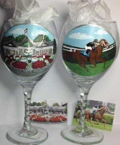 Custom Racing Wine Glasses